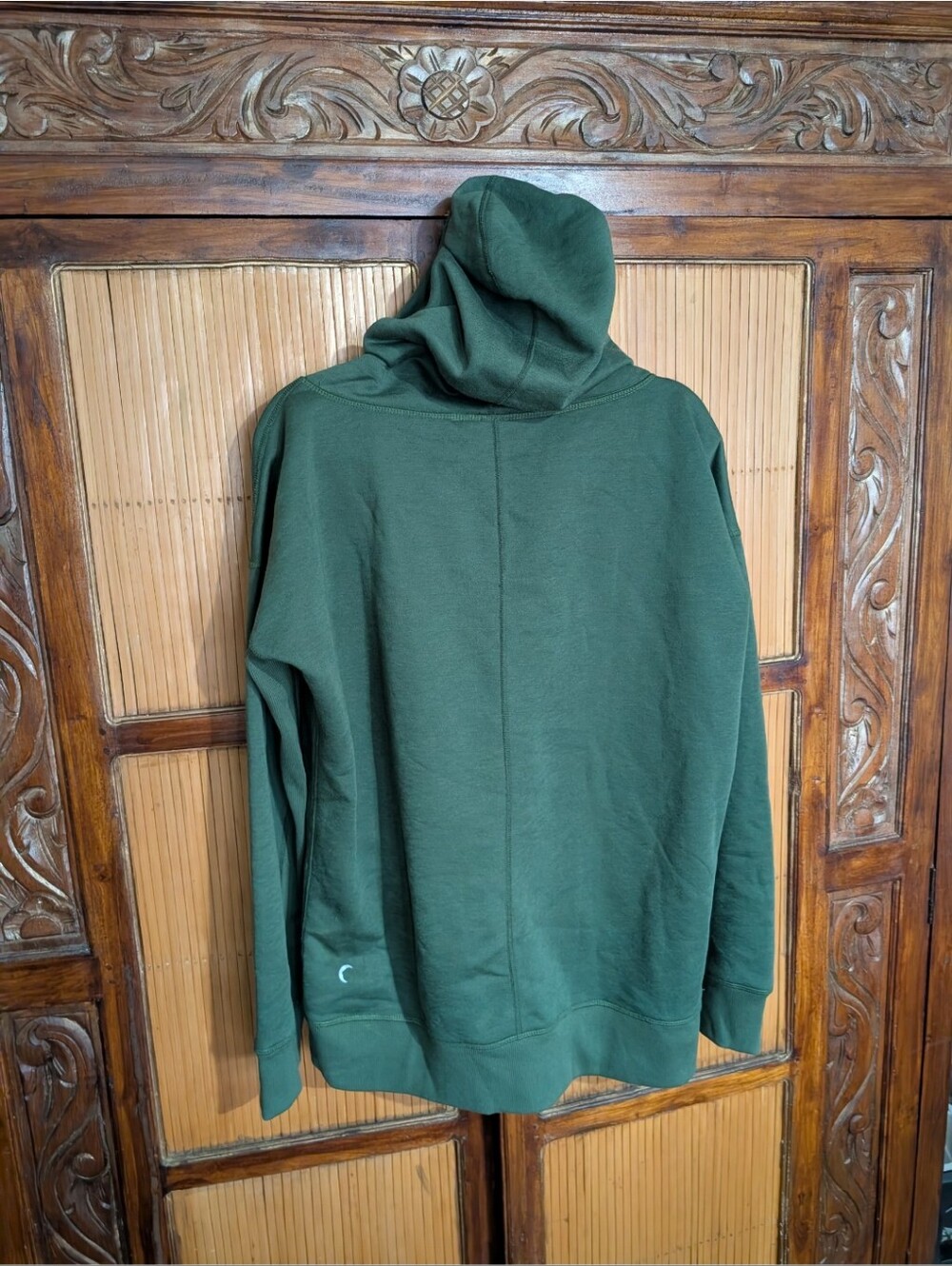 Zyia Active Cozy Olive Green Funnel Neck Women's Sweatshirt Size L - Picture 8 of 12